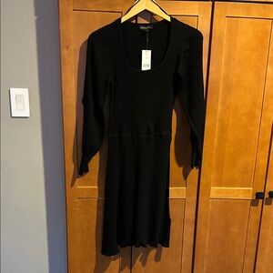 Banana Republic Black Long Sleeve Dress